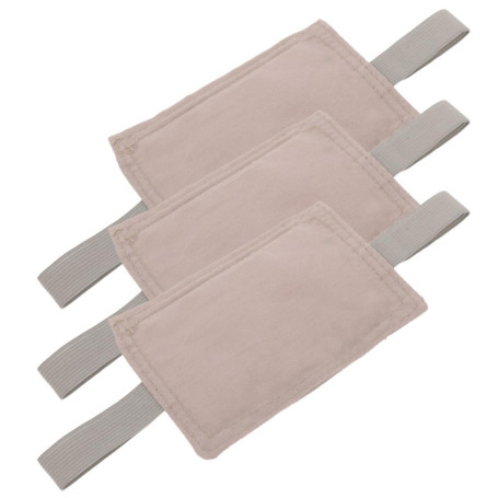 Angoily Lot de 3 Cales de Porte Réutilisables pour Bébé - Protection Murale et Réduction du Bruit - Gris