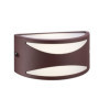 Applique Murale Extérieure Moderne en Aluminium Marron Oxyde - Wonderlamp