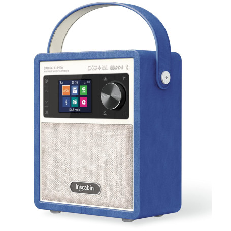Inscabin P200 Portable Dab/Dab + FM numérique Radio- Haut-Parleur Portable sans Fil avec Bluetooth, Le Son stéréo, Beau Design, 