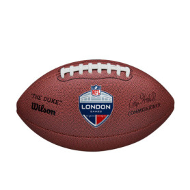 Ballon de Football Américain WILSON NFL London Games Duke - Réplique en Cuir