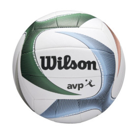 Ballon de Beach Volley WILSON AVP PXL - Blanc/Bleu/Vert
