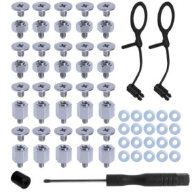 Kit de Montage Vis pour Carte Mère PC M.2 SSD NVMe - 25 Pièces avec Outils