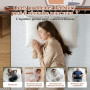 BedStory Surmatelas 140 x 190 à Mémoire de Forme de 7,5CM Surmatelas Réversible Mousse avec Gel Plus Respirant, avec Design Anti