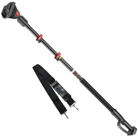 Perche Télescopique pour Sécateur électrique, 2.2 M Telescopic Extension Pole pour Mini tronçonneuse, convient aux batteries ave