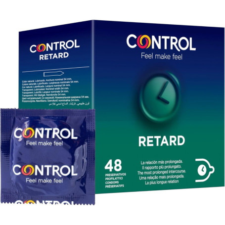Préservatifs Control Retardateurs - 48 Unités pour Plaisir Prolongé