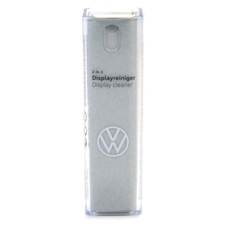 Chiffon de Nettoyage Microfibre 2 en 1 Volkswagen pour Écrans Tactiles - Gris