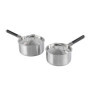 Coffret de 2 Casseroles Amovibles en Acier Inoxydable - 18/20 cm - KAMBERG