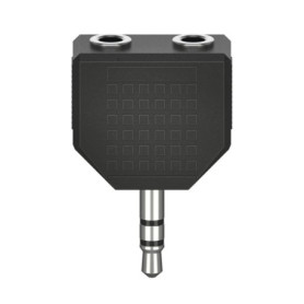 Adaptateur audio Hama 3,5 mm vers 2 jacks stéréo femelles - Idéal pour partager le son
