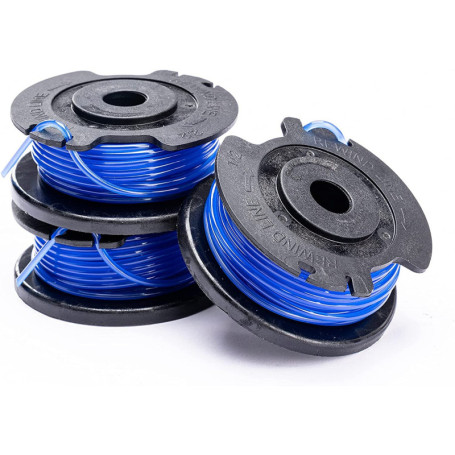 Bobines de Fil Greenworks pour Coupe-Bordures - 3 Pièces de 4,8 m