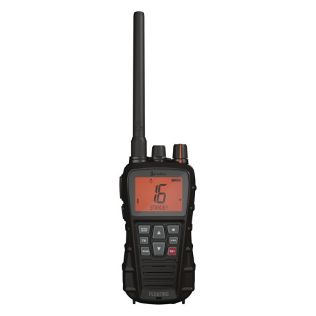 Cobra BlueBound 350 Radio VHF Marine Portable Flottante - 6W, Écran LCD Jour/Nuit, IPX7