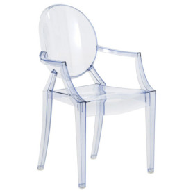 Chaise Lou Ghost Kartell - Bleu Azur, Design Ergonomique pour Enfants