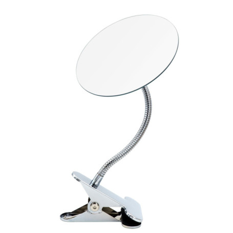 Miroir de Maquillage Chromé RIDDER avec Grossissement 5X - Flexible et Moderne