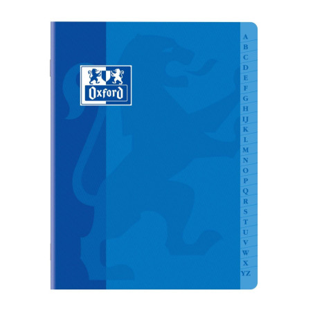 Répertoire agrafé Oxford 17 x 22 cm - 120 pages petits carreaux