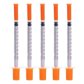 Outils de Mesure en Plastique 1ml 27G - Boîte de 100