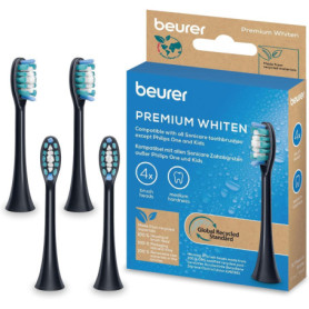 Têtes de brosse Beurer Premium Whiten pour dents éclatantes - 4 brossettes compatibles SC et Sonicare