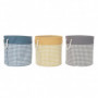 Panier à linge DKD Home Decor Pied de coq Polyester (45 x 45 x 45 cm) (3 Unités) 215,99 €