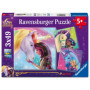 Coffret de 3 Puzzles Licornes - Ravensburger - 49 pièces pour Enfants dès 5 Ans