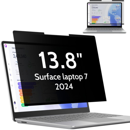 Filtre de Confidentialité Magnétique Mamol pour Surface 13.8 Pouces