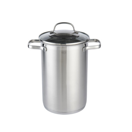 Faitout RÖSLE ELEGANCE en Acier Inoxydable 18/10 avec Couvercle et Panier Amovible - 4,5 Litres