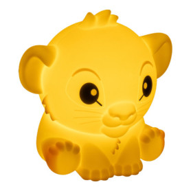 Lampe Simba SquishyGlo Disney - Veilleuse Rechargeable Multicolore