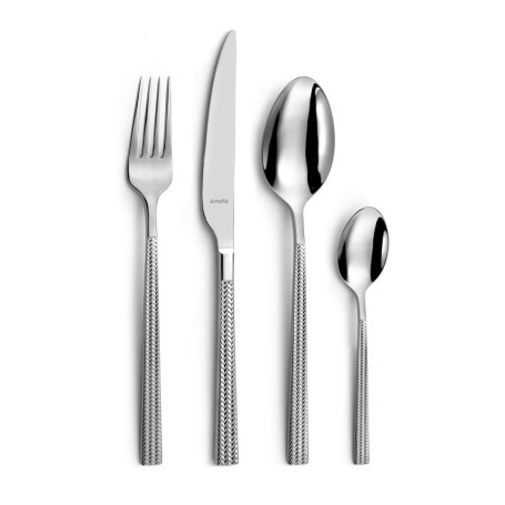 Ménagère Chic 24 Couverts en Acier Inoxydable pour 6 Personnes