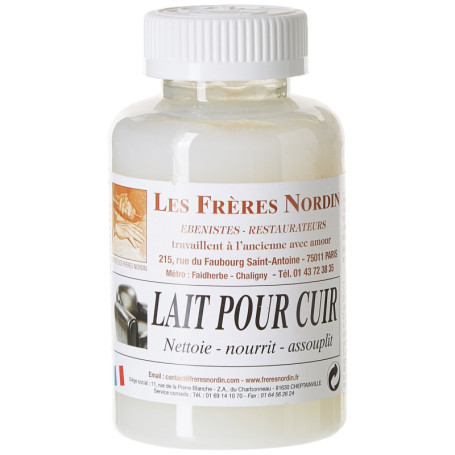Lait d'entretien pour cuir - Les Frères Nordin