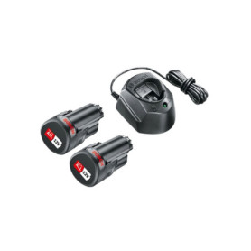 Kit de démarrage Bosch avec 2 batteries 12V et chargeur GAL 1210