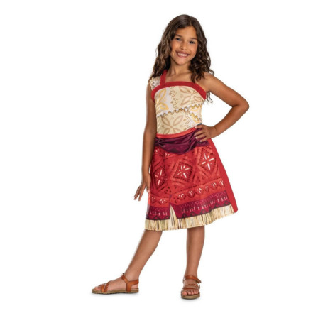 Déguisement Vaiana Fille - Costume Officiel Disney pour 3-4 Ans