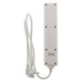 Bloc Multiprise 5 Prises 16A Blanc avec Sécurité Enfant - Zenitech