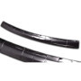Protection de Seuil Arrière Inox Noir pour Skoda Octavia IV Kombi 2020-2024