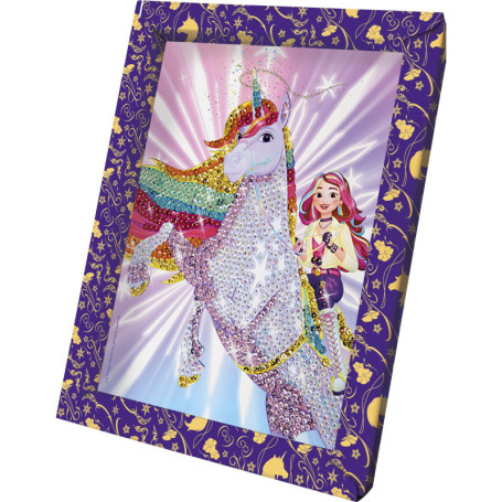 Kit Créatif Licorne avec Sequins - Lansay Unicorn Academy