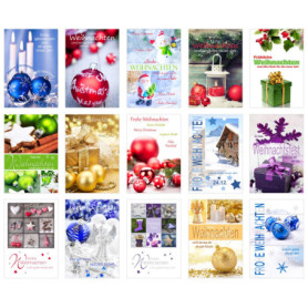 Lot de 15 cartes de Noël avec enveloppes - Edition Seidel