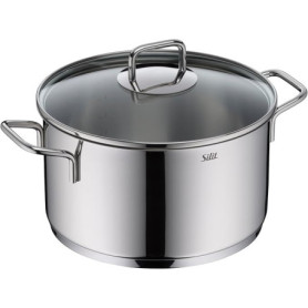 Faitout Silit Extra Cook 24 cm avec Couvercle en Verre