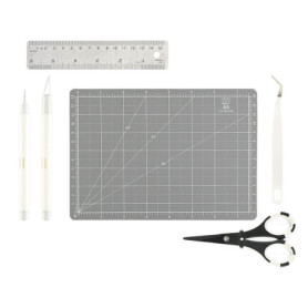Kit d'Outils de Découpe Vaessen Creative - 6 pièces pour Loisirs Créatifs