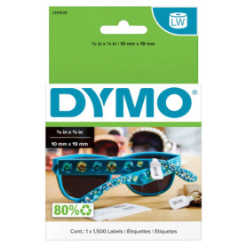 Rouleau d'Étiquettes de Prix DYMO LW 2-en-1 - 1500 Autocollants 10x19mm