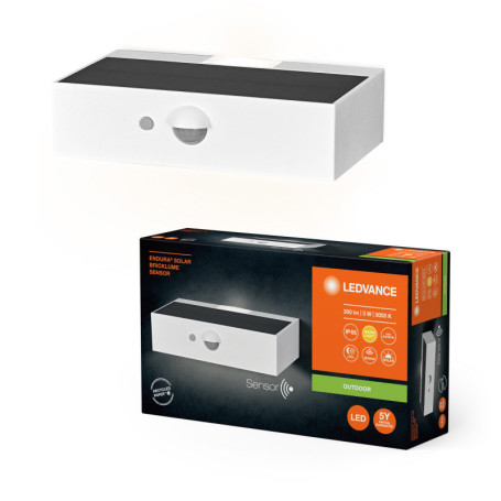 Applique Solaire LEDVANCE ENDURA STYBRICKLUME 3W Blanc Chaud