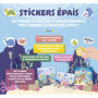 Pochette de 25 Stickers Épais et Repositionnables pour Enfants