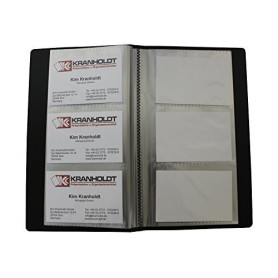 Chemise de classement HFP avec pochettes pour documents A4 - Noir