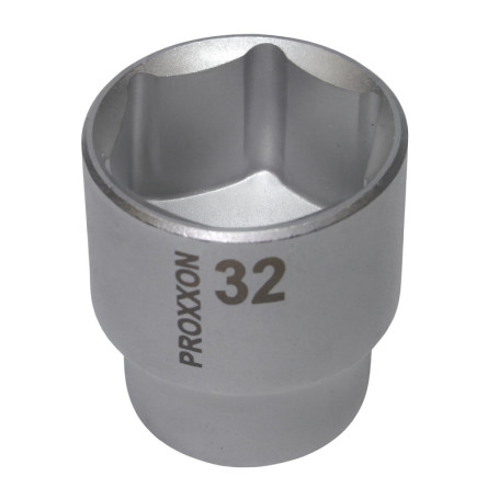 Douille Hexagonale Courte 1/2" 32 mm PROXXON - Outil de Précision