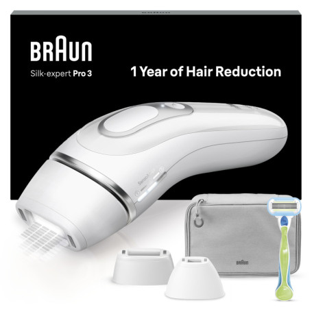 Braun Silk·expert Pro 3 PL3122 - Épilateur à Lumière Pulsée pour Peau Douce