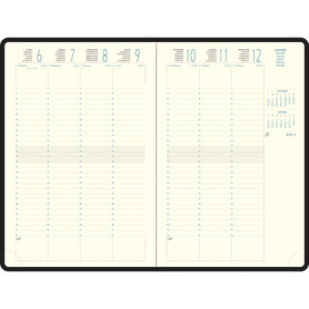 Recharge Agenda de Bureau Eurotime 2026 - Semainier 16x24 cm - Exacompta