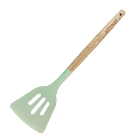 Spatule à Fente en Silicone Fackelmann Ocean - Design Vert d'Eau