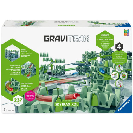 Ravensburger GraviTrax Action Set Skytrax XL - Circuit de Billes Créatif avec 200 Pièces
