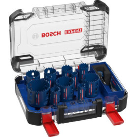 Coffret de Scies Trépans Bosch EXPERT Tough Material - 11 Pièces pour Bois et Métal