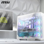 Boîtier PC MSI MAG PANO 100L PZ Blanc - Moyen Tour ATX avec USB-C et Support GPU