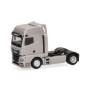 Camion Miniature Man TGX GX Tracteur 2 Essieux avec Caméras Rétroviseurs - Gris Platine - Échelle 1:87