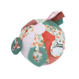 Balle Hochet Bébé Mélimélos la Biche - Jeu d'Éveil Doux