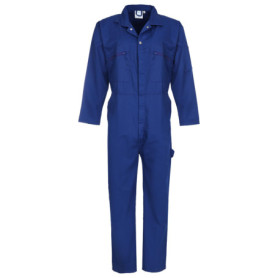 Combinaison de travail zippée Blue Castle - Salopette en polyester bleu