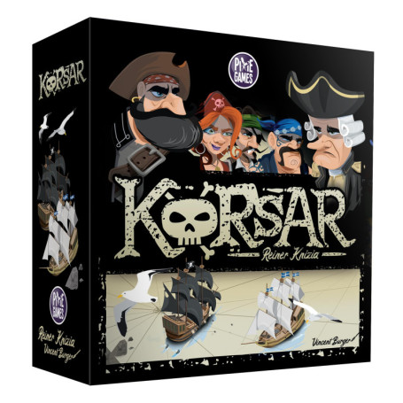 Korsar - Nouvelle Édition | Jeu de Cartes Stratégique de Pirates