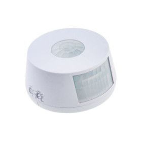 Détecteur de Présence 360° Huber pour Plafond - Sensibilité Ajustable